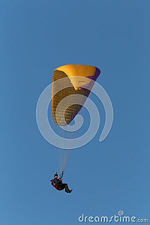 Pro paragliding adventure Editorial Stock Photo