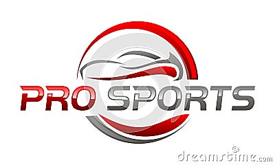 Pro Sport Car Vector Illustration