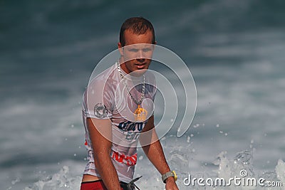 Pro surfer Brian Toth Editorial Stock Photo