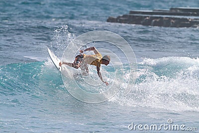 Pro surfer Brian Toth Editorial Stock Photo