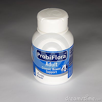 Probiotic capsules Editorial Stock Photo