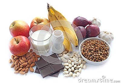 Probiotic foods diet Stock Photo