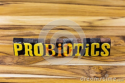Probiotics beneficial probiotic supplement digestion bacterium bacteria Stock Photo