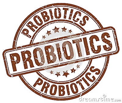 Probiotics stamp Vector Illustration