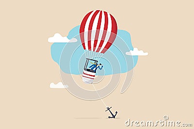 Problem or trouble to prevent business to grow up, mistake or failure, obstacle or error to make business fail, frustrated Vector Illustration