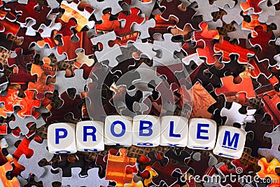 Problem Word Stock Photo