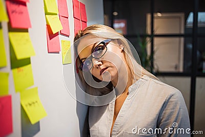 Problems on a large project, project management methodology agile and scrum concept. Stock Photo