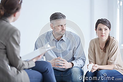 Problems in marriage Stock Photo