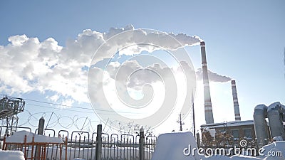 Problèmes de la terre Cheminées de fumage d'usine Concept de problème écologique Pollution atmosphérique Grandes villes Vue de gr clips vidéos Problèmes de la terre Cheminées de fumage d'usine Concept de problème écologique Pollution atmosphérique Grandes villes Vue de gr clips vidéos