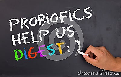 Probopfics help us digest Stock Photo