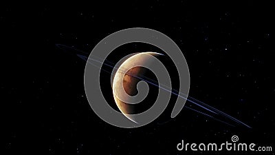 Procedural generated image of Mars Stock Photo