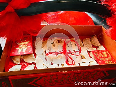 A procedure in the wedding, pasta, has a good moral. Stock Photo