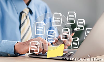 Process automation to efficiently manage Stock Photo