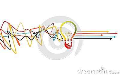 Process solving Vector Illustration