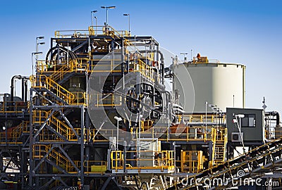 Processing Plant Stock Photo