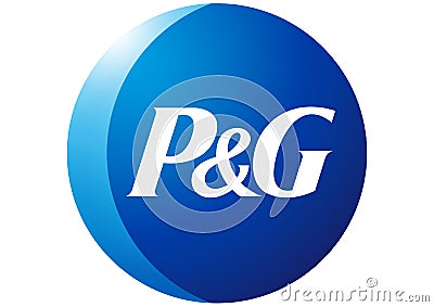 Procter & Gamble Logo Editorial Stock Photo