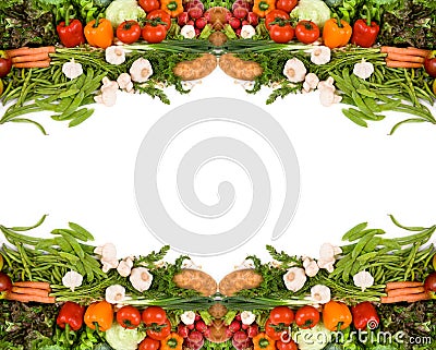 Produce Billboard Stock Photo