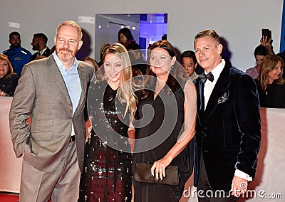 Producer Emma Tillinger Koskoff, , Blair Rich, Toby Emmerich at the premiere of JOKER at Toronto International Film Festival Editorial Stock Photo