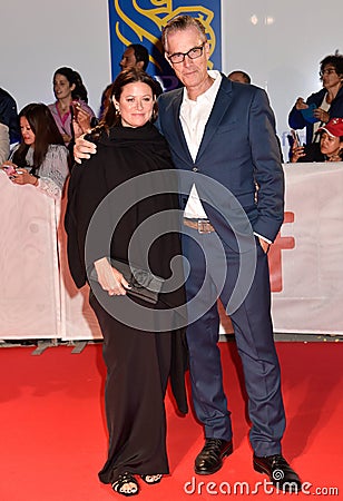 Producer Emma Tillinger Koskoff and guest at the premiere of JOKER at Toronto International Film Festival Editorial Stock Photo