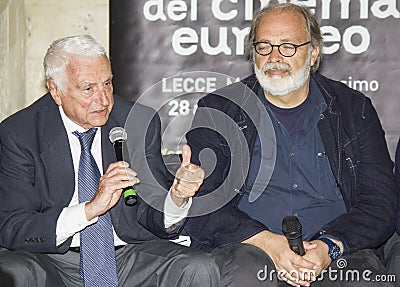 Producer fulvio lucisano and marco giusti Editorial Stock Photo