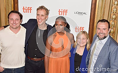 Producers at premiere of The Old Man & The Gun at Toronto International Film Festival 2018 Editorial Stock Photo