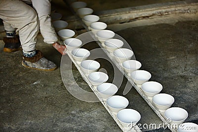 Produces porcelain,Jingdezhen China Stock Photo