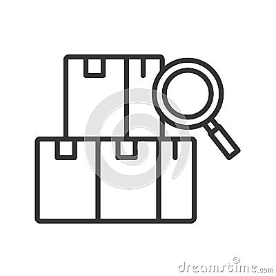 Product availability, icon in line design. Product availability, inventory levels, product stock, item availability Vector Illustration