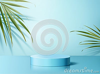 Product display podium Vector Illustration