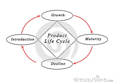Product Life Cycle Stock Photo
