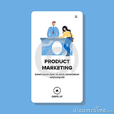 Product Marketing And Commerce Business Vector flat Vector Illustration