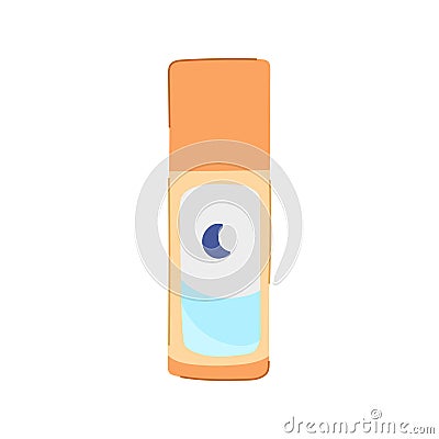 product night cream cartoon vector illustration Vector Illustration