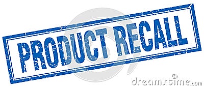 product recall stamp Vector Illustration