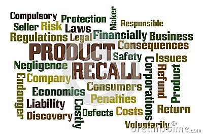 Product Recall Stock Photo