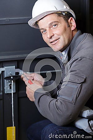 production manufacture and industry concept Stock Photo