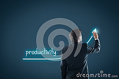 Productivity increase Stock Photo