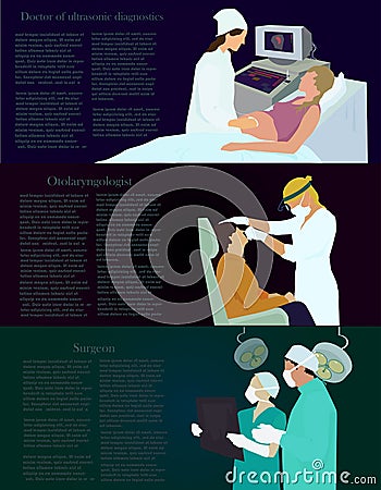 Profession doctor Vector Illustration