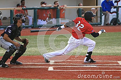 Professional baseball game Editorial Stock Photo