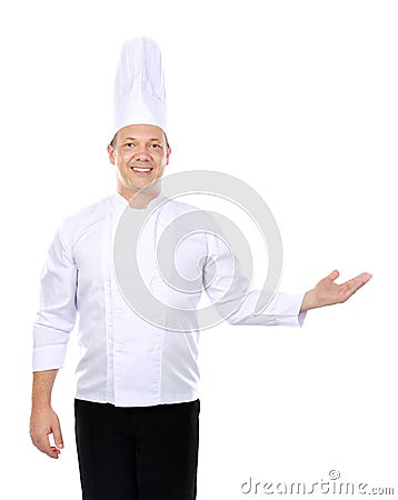 Professional chef Stock Photo