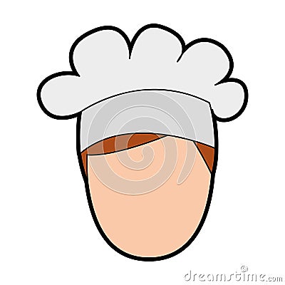 Professional chef avatar character Vector Illustration