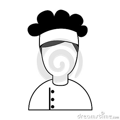 Professional chef avatar character Vector Illustration