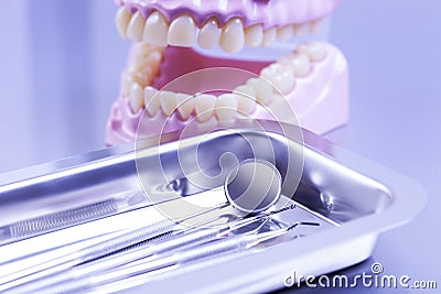 Professional dental tools Stock Photo