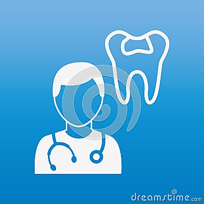 professional dentist design Cartoon Illustration