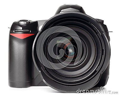 Professional digital photo camera Stock Photo