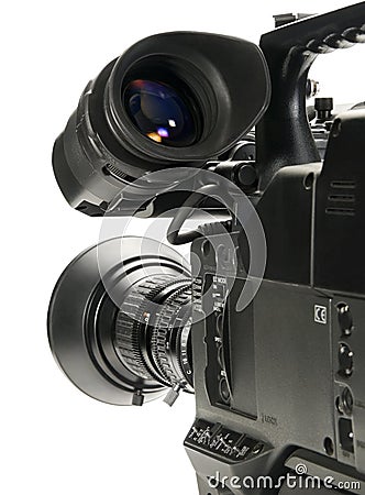 Professional digital video cam Stock Photo