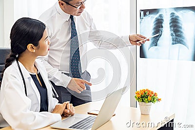 Professional doctors discussion Stock Photo