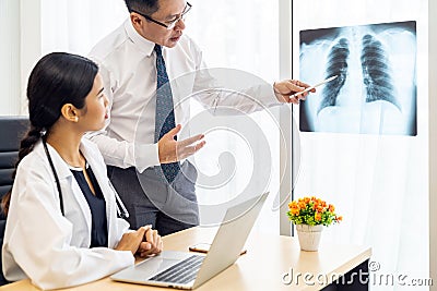 Professional doctors discussion Stock Photo