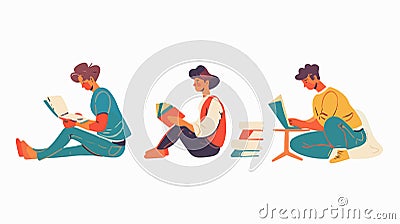 Professional Editors Checking Texts and Correcting Grammar for Accuracy and Quality Vector Illustration