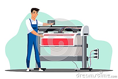 Professional equipment for advertising agency. Vector illustration Vector Illustration