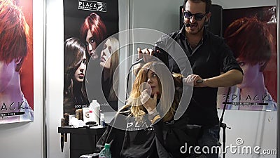 Perm Curls, Professional Hair Cutting in Beauty Salon Stock Footage - Video of beautician, fashion: 79745230 Perm Curls, Professional Hair Cutting in Beauty Salon Stock Footage - Video of beautician, fashion: 79745230