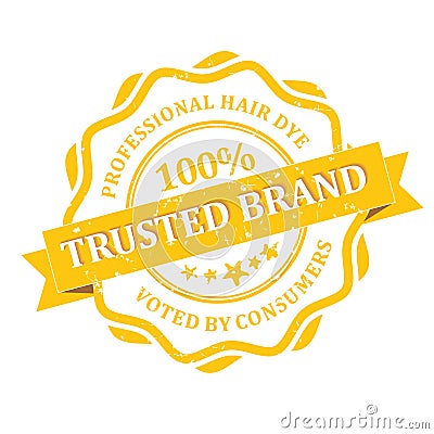 Professional Hair Dye Trusted brand Stock Photo